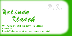 melinda kladek business card